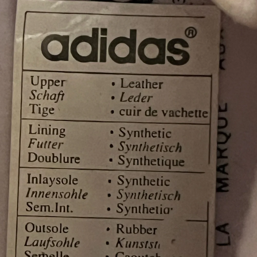 Adidas Super star ll Leather Upper Mens Black white Sneakers Shoes Size 8